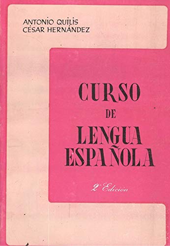 Imagen de archivo de Curso de lengua española a la venta por MIRADOR A BILBAO