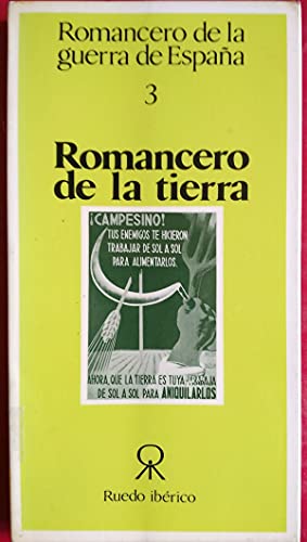 Beispielbild fr Romancero de la tierra zum Verkauf von PIGNATELLI