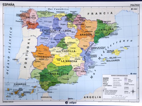 mapa político españa - AbeBooks