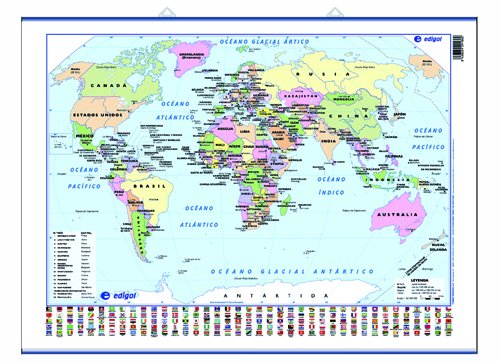 9788485406746: Mapamundi, poltico: Mapas Mini-murales ()