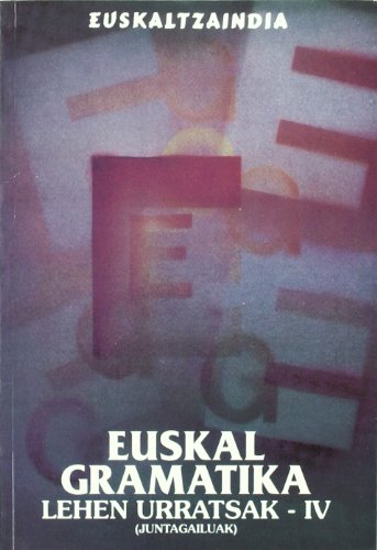 Imagen de archivo de Euskal gramatika laburra : juntagailuak a la venta por Agapea Libros