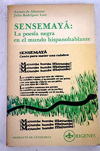 Beispielbild fr Sensemay: la Poesa Negra en el Mundo Hispanohablante zum Verkauf von Hamelyn