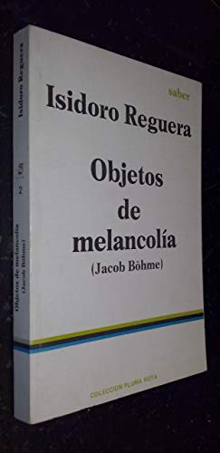 Stock image for Objetos de melancola for sale by LibroUsado  |  Tik Books SO