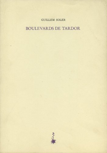 Imagen de archivo de BOULEVARDS DE TARDOR a la venta por Zilis Select Books