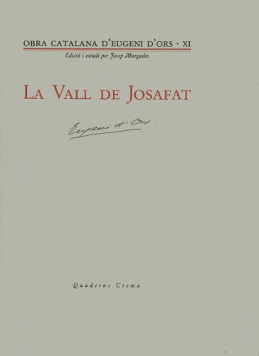 Imagen de archivo de La Vall de Josaphat a la venta por Cacklegoose Press