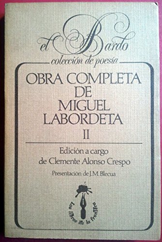 Stock image for OBRA COMPLETA. VOL II for sale by KALAMO LIBROS, S.L.