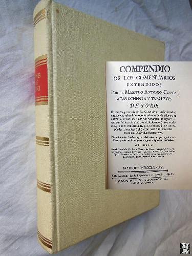 Imagen de archivo de Compendio de los comentarios extendidos por el Maestro Antonio Gomez, a las OCHENTA Y TRES LEYES DE TORO. a la venta por Librera Miguel Miranda