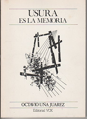 Imagen de archivo de Usura Es la Memoria a la venta por Hamelyn