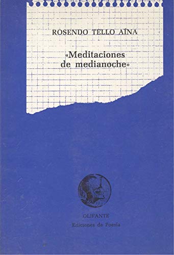 Beispielbild fr Meditaciones de medianoche (Ediciones de poesi?a) (Spanish Edition) zum Verkauf von Seagull Books