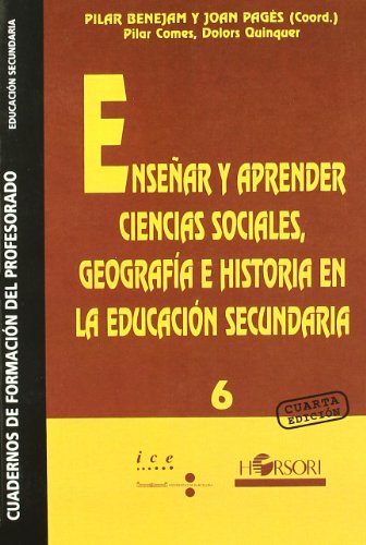 Imagen de archivo de ENSEAR Y APRENDER CIENCIAS SOCIALES, GEOGRAFA E HISTORIA EN LA EDUCACIN SECUN a la venta por Antrtica