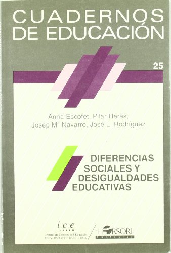 Beispielbild fr Diferencias sociales y desigualdades educativas (Cuadernos de educacin, Band 25) zum Verkauf von medimops