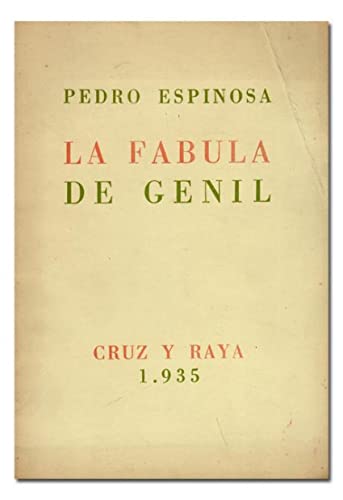 Imagen de archivo de La fa?bula de Genil (Cla?sicos El Arbol) (Spanish Edition) a la venta por Iridium_Books