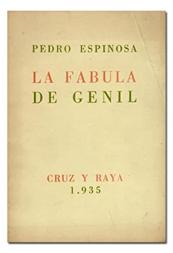 Stock image for La fa?bula de Genil (Cla?sicos El Arbol) (Spanish Edition) for sale by Iridium_Books