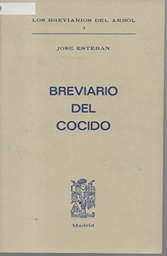 Imagen de archivo de Breviario del cocido (Los Breviarios del arbol. Serie "La Mesa") (Spanish Edition) a la venta por Iridium_Books