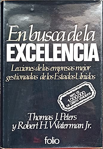 Beispielbild fr En busca de la excelencia Folio zum Verkauf von VANLIBER