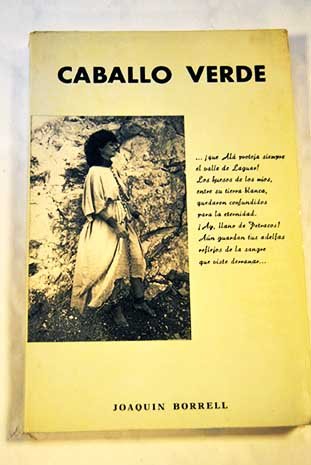 Caballo Verde (Spanish Edition) (9788485928200) by Borrell, Joaquim