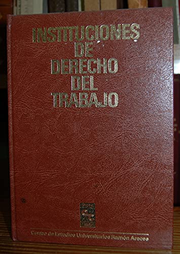 9788485942220: Instituciones de derecho del trabajo: Ordenamiento y defensa de los derechos laborales (Spanish Edition)