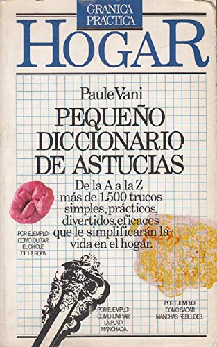 Beispielbild fr Pequeo Diccionario de Astucias zum Verkauf von Hamelyn