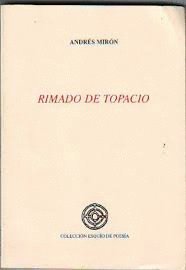 Beispielbild fr Rimado de topacio (Esqui?o) (Spanish Edition) zum Verkauf von Iridium_Books