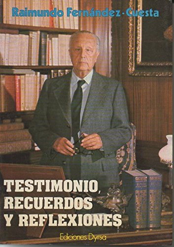 Stock image for Testimonio, Recuerdos y Reflexiones for sale by Hamelyn