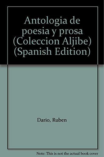 Stock image for Antologa de poesa y prosa for sale by Agapea Libros