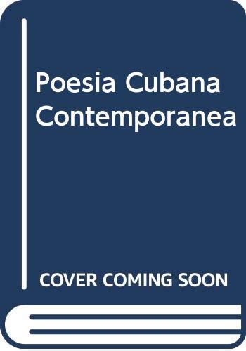 Stock image for Poesia Cubana Contemporanea for sale by ThriftBooks-Dallas