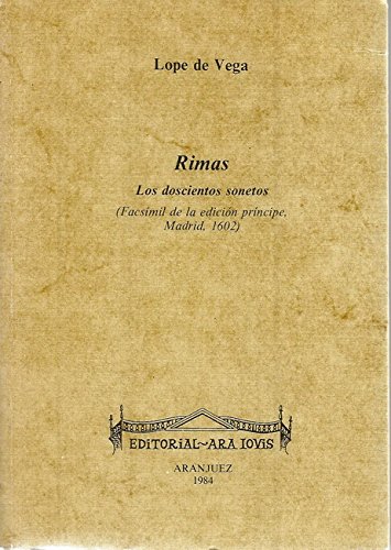 9788486343019: RIMAS-DOSCIENTOS SONETOS(FACSIMIL)