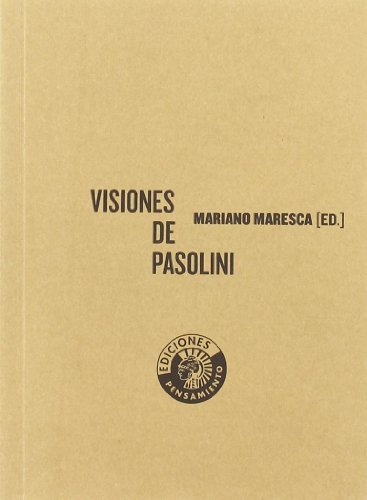 Imagen de archivo de Visiones de Pasolini a la venta por medimops