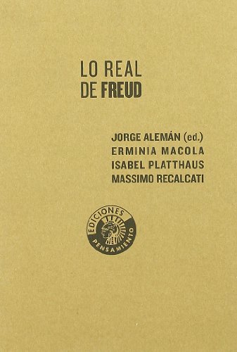 Beispielbild fr Lo real de Freud (Spanish Edition) Alemn, Jorge zum Verkauf von Iridium_Books
