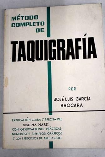 Imagen de archivo de Mtodo completo de taquigrafa a la venta por LibroUsado | TikBooks