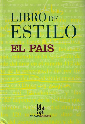 9788486459697: Libro De Estilo El Pais