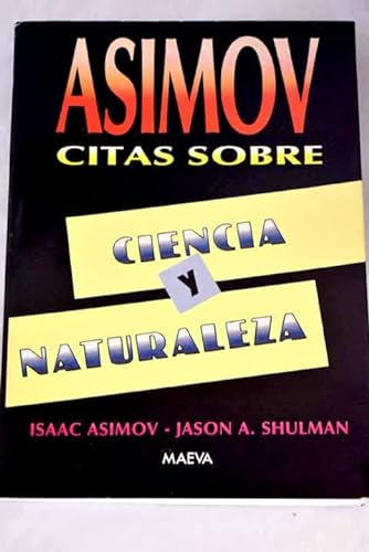 Imagen de archivo de CITAS SOBRE CIENCIA Y NATURALEZA a la venta por Librera Gonzalez Sabio