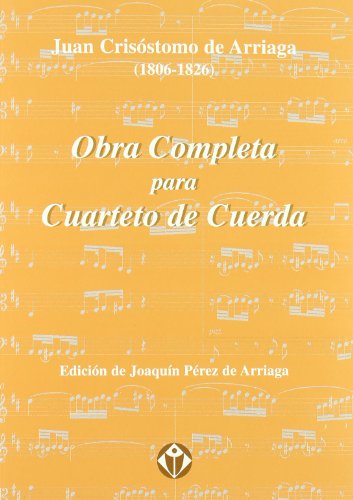 Beispielbild fr Obra completa para Cuarteto de Cuerda. zum Verkauf von Versandantiquariat Lange