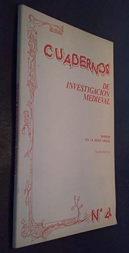 9788486575014: Madrid en la Edad Media (Cuadernos de investigacin medieval)