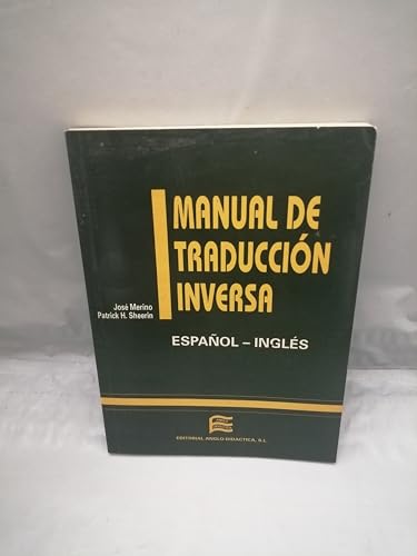 Stock image for Manual de traduccin inversa espaol-ingls for sale by Librera Prez Galds