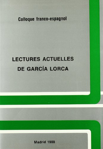9788486839116: Lectures actuelles de Garca Lorca