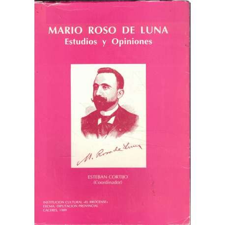 Imagen de archivo de Mario Roso de Luna: Estudios y opiniones (Spanish Edition) a la venta por Iridium_Books