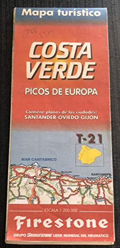 Imagen de archivo de Costa Verde/Picos De Europa (Spanish National & Regional Maps S.) a la venta por Studibuch