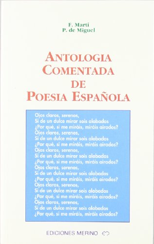 Stock image for Antologa comentada de poesa espaola for sale by LibroUsado GRAN VA