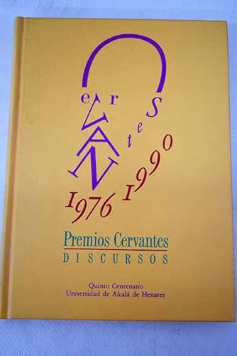 Beispielbild fr Premios Cervantes. Discursos 1976 - 1990. zum Verkauf von HISPANO ALEMANA Libros, lengua y cultura