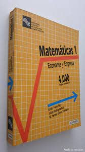 Beispielbild fr MATEMATICAS I: ECONOMIA Y EMPRESA zum Verkauf von Librera Races