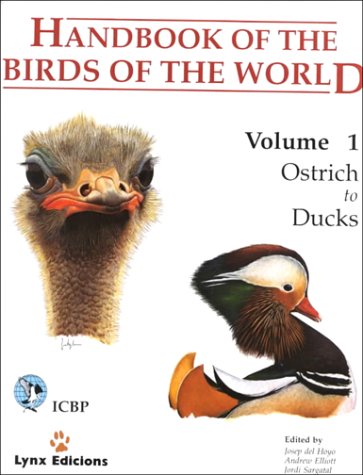 Stock image for Handbook of the Birds of the World. Vol. 1 : Ostrich to Ducks for sale by Better World Books