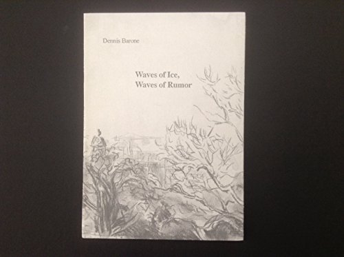 Imagen de archivo de Waves of Ice, Waves of Rumor a la venta por The Poetry Bookshop : Hay-on-Wye