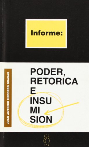 Beispielbild fr Poder, retrica e insumisin zum Verkauf von AG Library