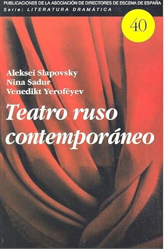 Stock image for Teatro Ruso Contemporneo for sale by Iridium_Books