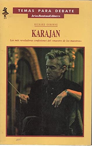 Imagen de archivo de KARAJAN. Las Ms Reveladoras Confesiones Del > a la venta por Librera Gonzalez Sabio