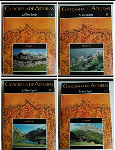 Imagen de archivo de GEOGRAFA DE ASTURIAS . 4 VOLMENES . COLECCIN COMPLETA a la venta por Mercado de Libros usados de Benimaclet