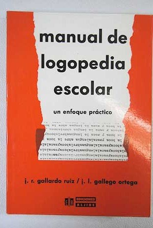 Stock image for Manual de logopedia escolar for sale by Iridium_Books