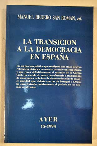 9788487827150: La transicin a la democracia en Espaa