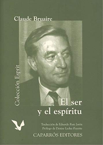 Imagen de archivo de SER Y EL ESPIRITU, EL a la venta por KALAMO LIBROS, S.L.